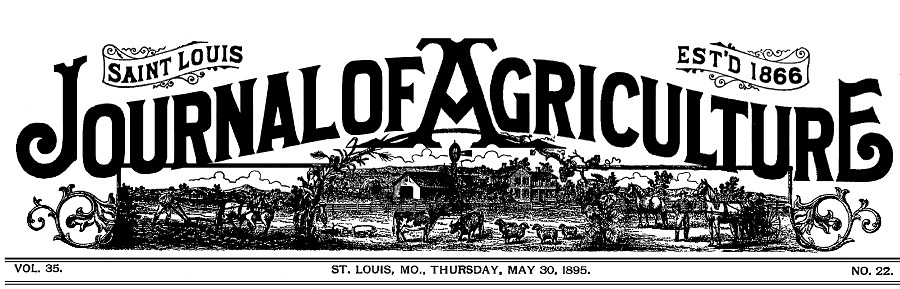 Saint Louis Journal Of Agriculture St Louis Media History Foundation